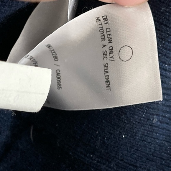 Authentic Thom Browne cashmere crewneck size 0 Navy - Picture 5 of 6